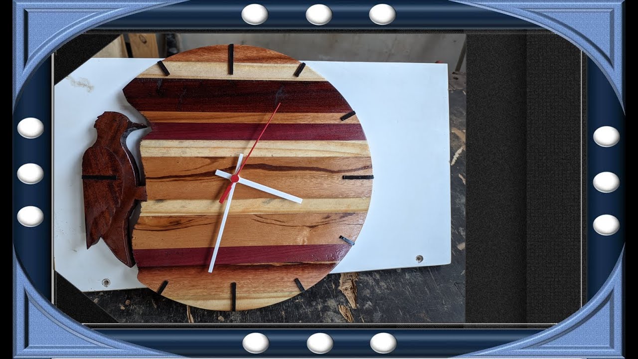 COMO FAZER RELÓGIO DE PAREDE DE MADEIRA | DIY |How to make Woodpecker Clock