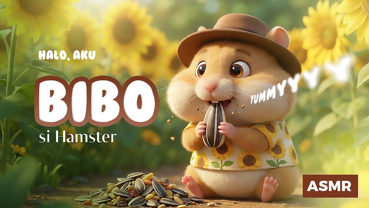 Si Hamster lucu dan menggemaskan, Halo aku Bibo [ASMR]