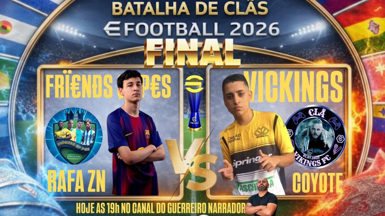 #efootball26 | FINAIS BATALHA DE CLÃS  |  EDIÇÃO MÊS JANEIRO #2026