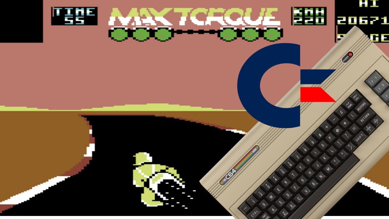 (1987) Max Torque C64 Gameplay - Sega Outrun Predecessor