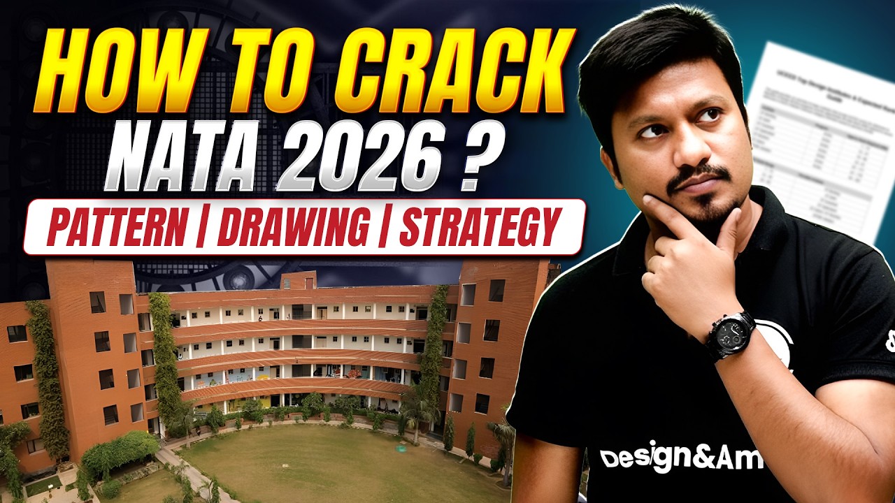 NATA 2026 Last 50 Days Strategy | Exam Pattern, Syllabus & Drawing Strategy