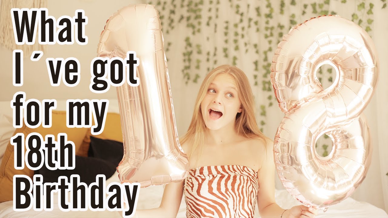 Meine Geschenke 🎁 zum 18ten Geburtstag 💖