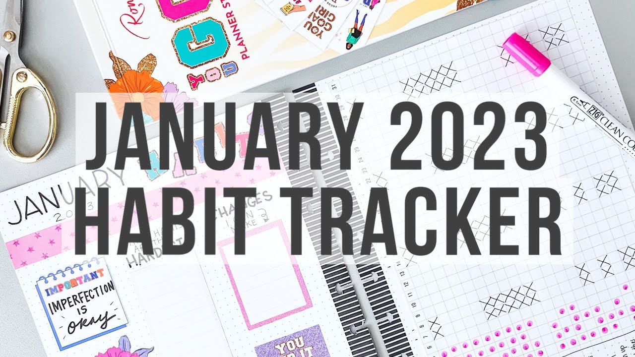 Creating My January 2023 Habit Tracker + Update on How My New System is Going! Creating Routines