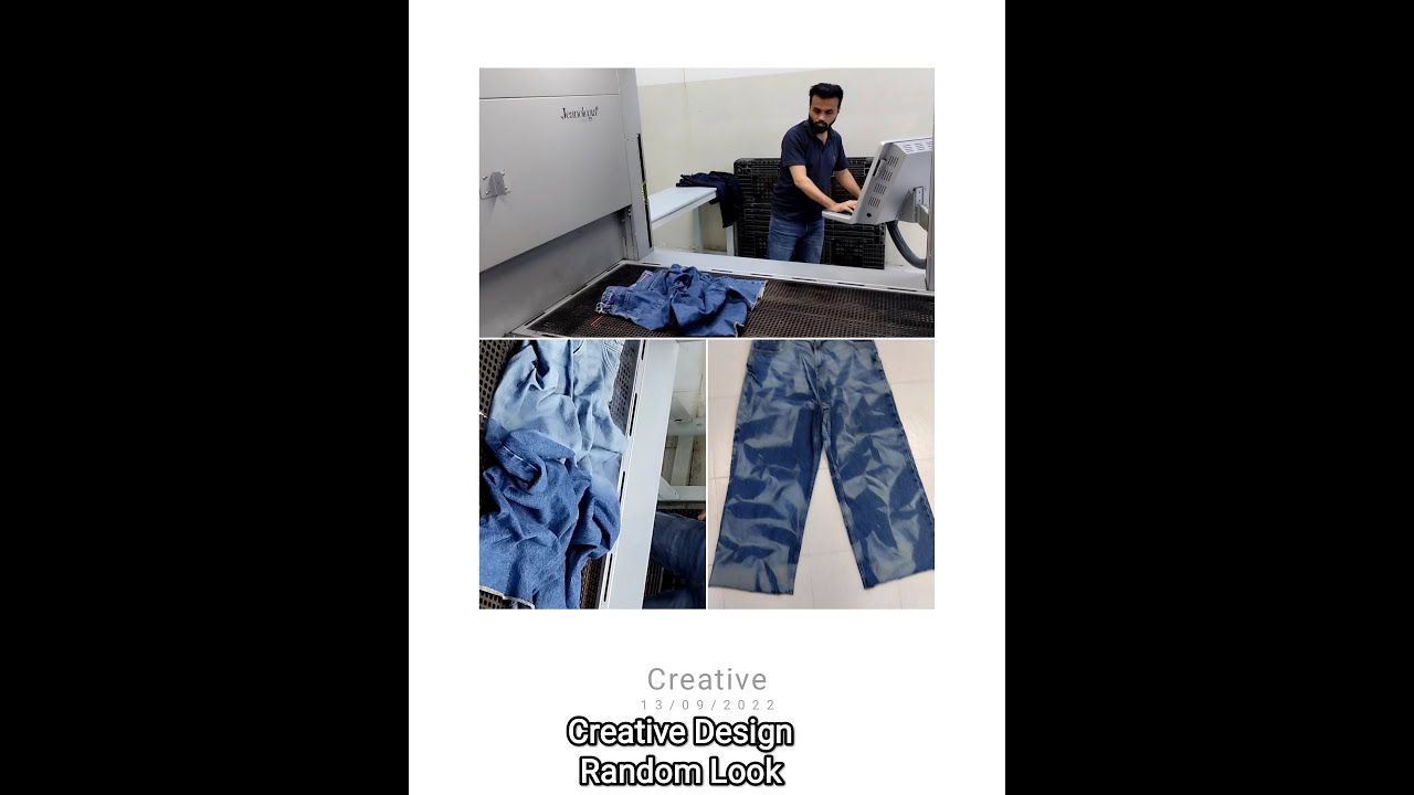 Laser Creative Design l Easy Random look for laser #laser #laserprint #creative #design #jeanologia