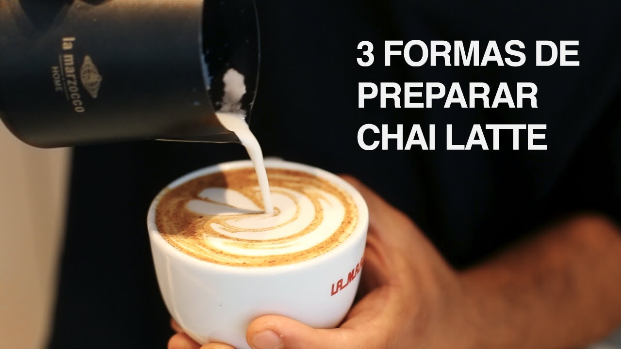 3 formas de preparar un chai latte