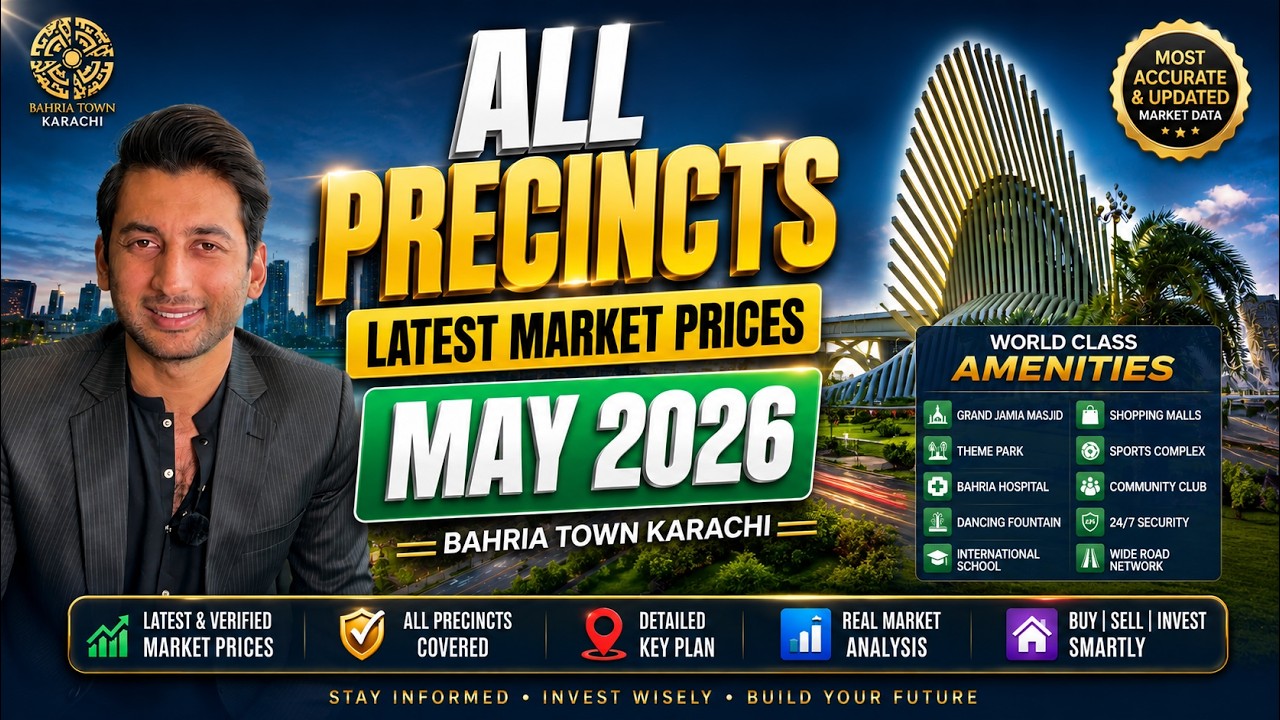 All Precincts Latest Market Prices | May 2026 | Bahria Town Karachi