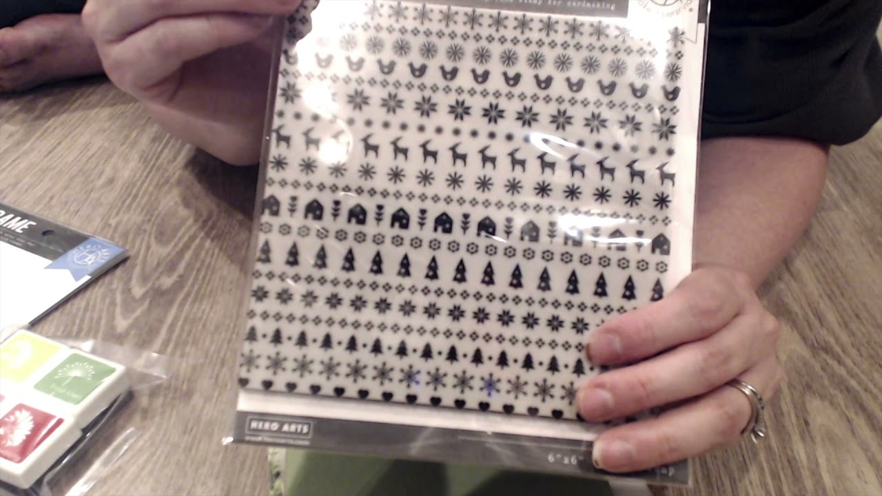 Hero Arts Unboxing of November 2021 Joann Fabric Make at Home Kit