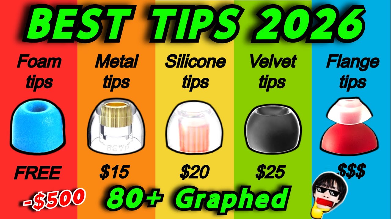 THE ULTIMATE IEM TIP GUIDE & DATABASE 💎 (80+ Graphed & 