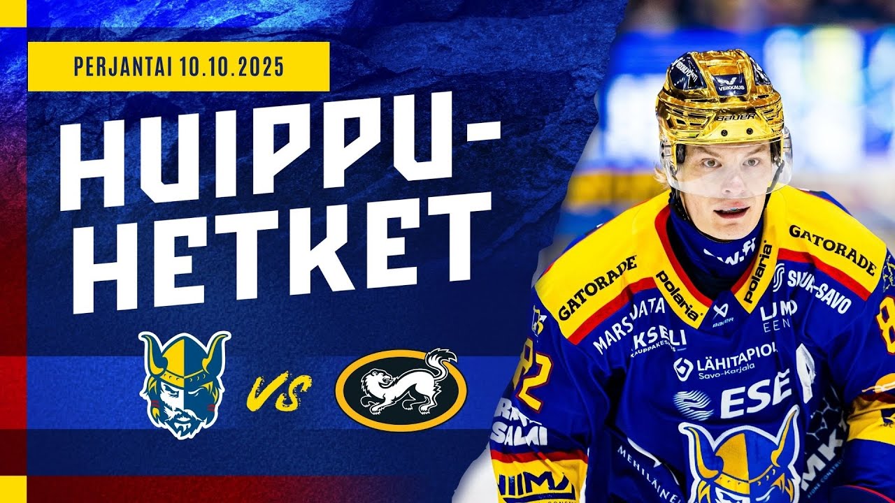 Huippuhetket: Jukurit&ndash;K&auml;rp&auml;t 10.10.2025