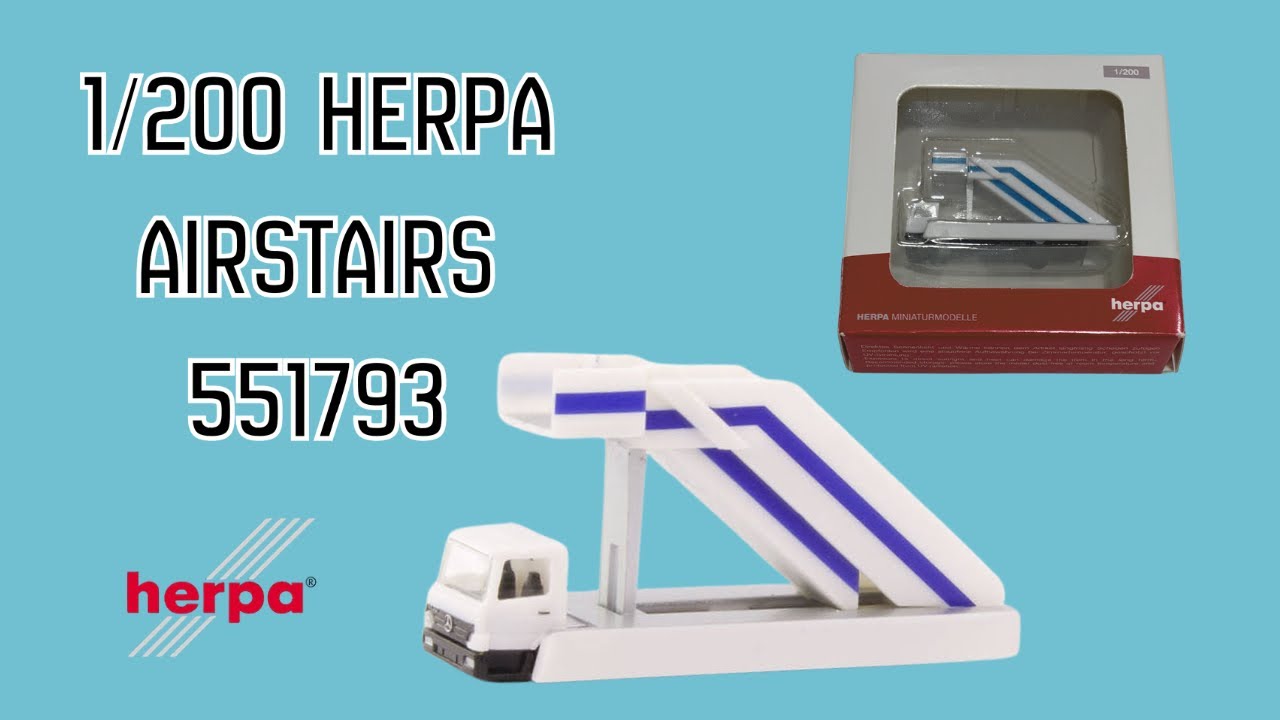 Herpa wings 1/200 movable, self driving Airstairs, Item 551793