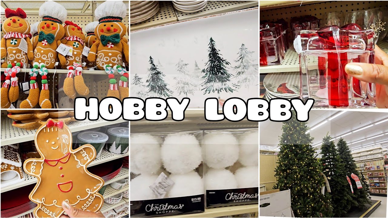 HOBBY LOBBY 50% OFF CHRISTMAS DECOR 2025 