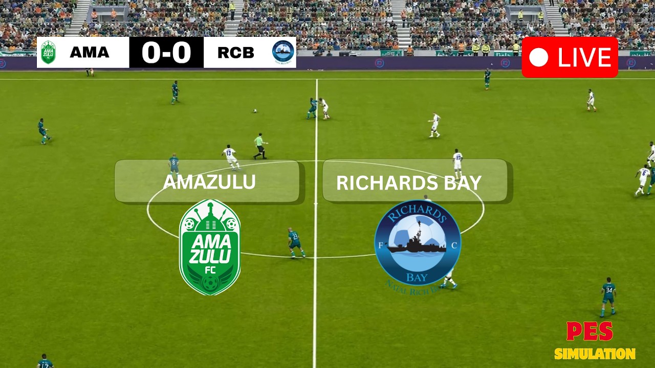 🔴 AmaZulu vs Richards Bay | Betway Premiership 2026 Clash | PES 2021 Live Simulation