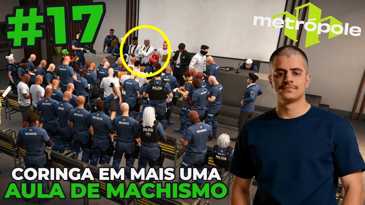 #17 CORINGA FOI CONVOCADO PARA MAIS UMA AULA DE MACHISMO! | GTA V | CORINGA NO METRÓPOLE RP