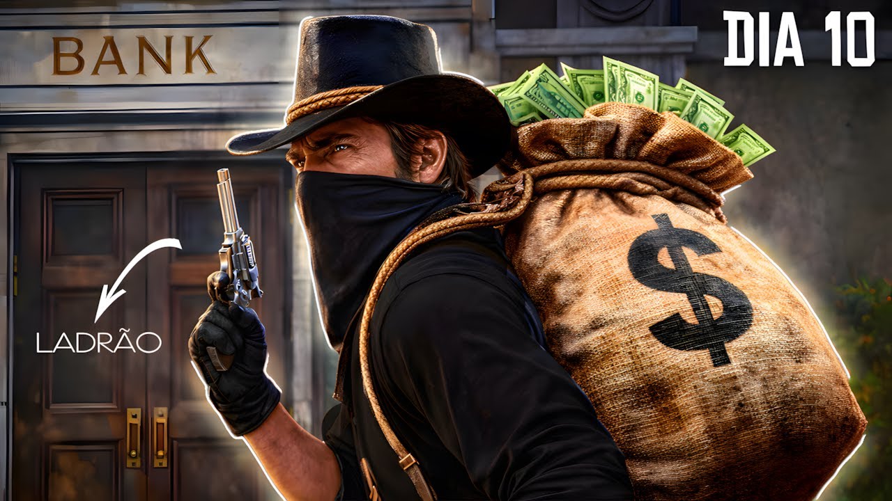 EU ME TORNEI O MAIOR LADRÃO DO RED DEAD REDEMPTION 2!! 🏦