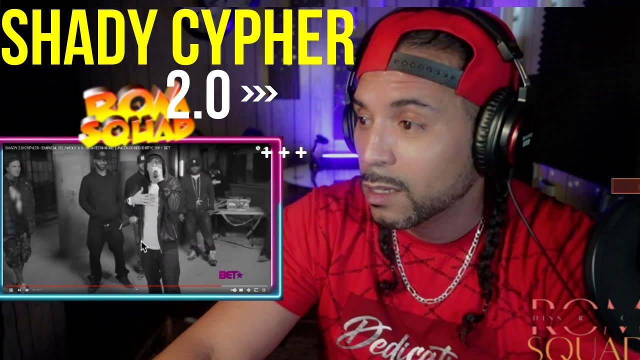 eminem (reaction shady cypher 2.0