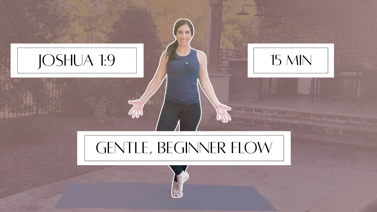 Christian Yoga for Busy Moms | 15 min | Gentle Beginner Flow | Balance, strength, flexibility