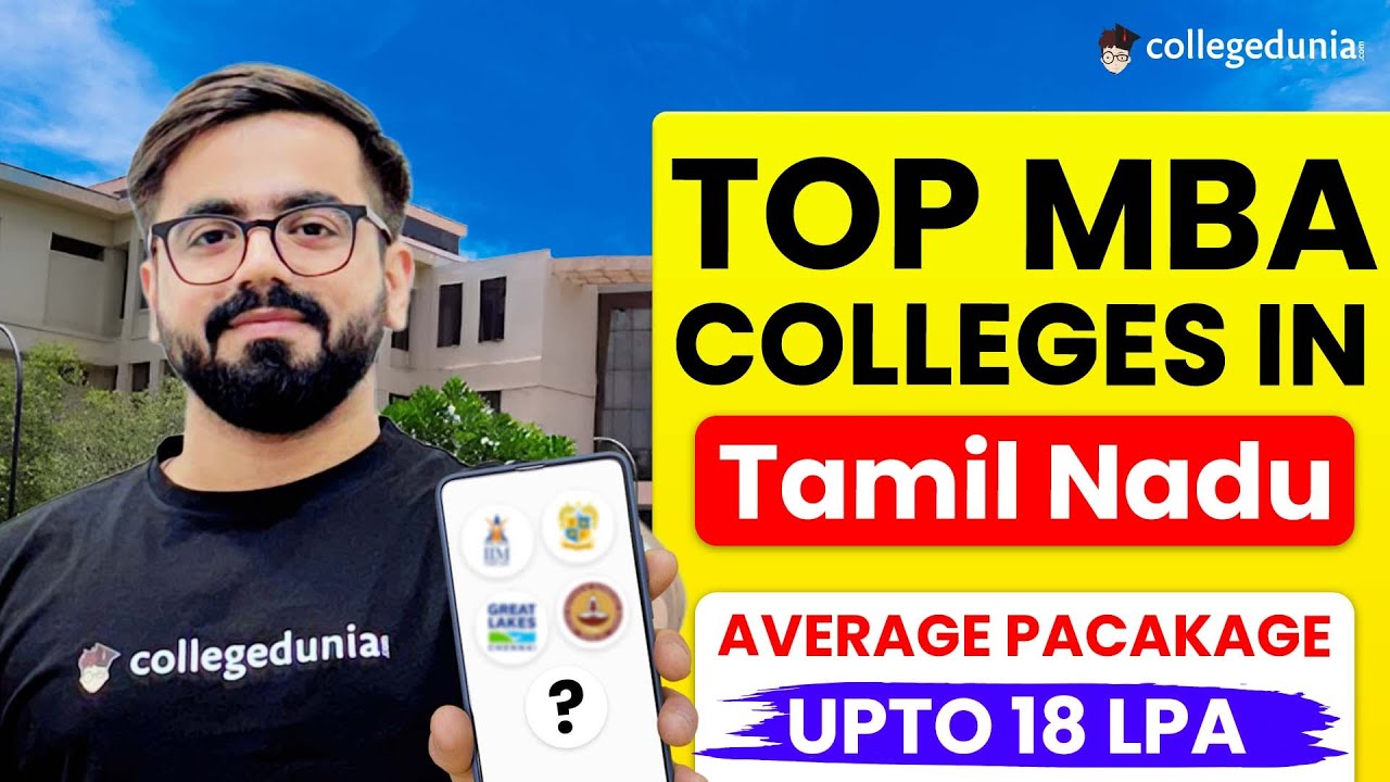 💯MBA 2026 Best Colleges in Tamil Nadu | Top MBA Colleges in Chennai