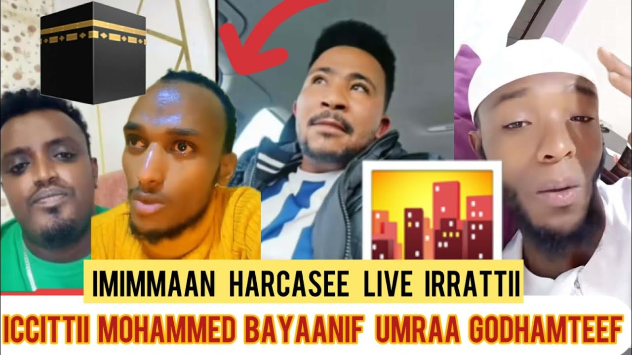 Ajandaa Amma deemu jiru kana irrattii mohamma bayaan umraa milkae'ee boohe kunoo