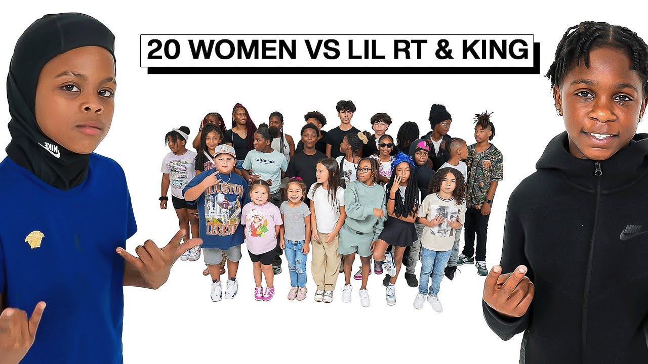 20 WOMEN VS 2 RAPPERS: LIL RT & KING