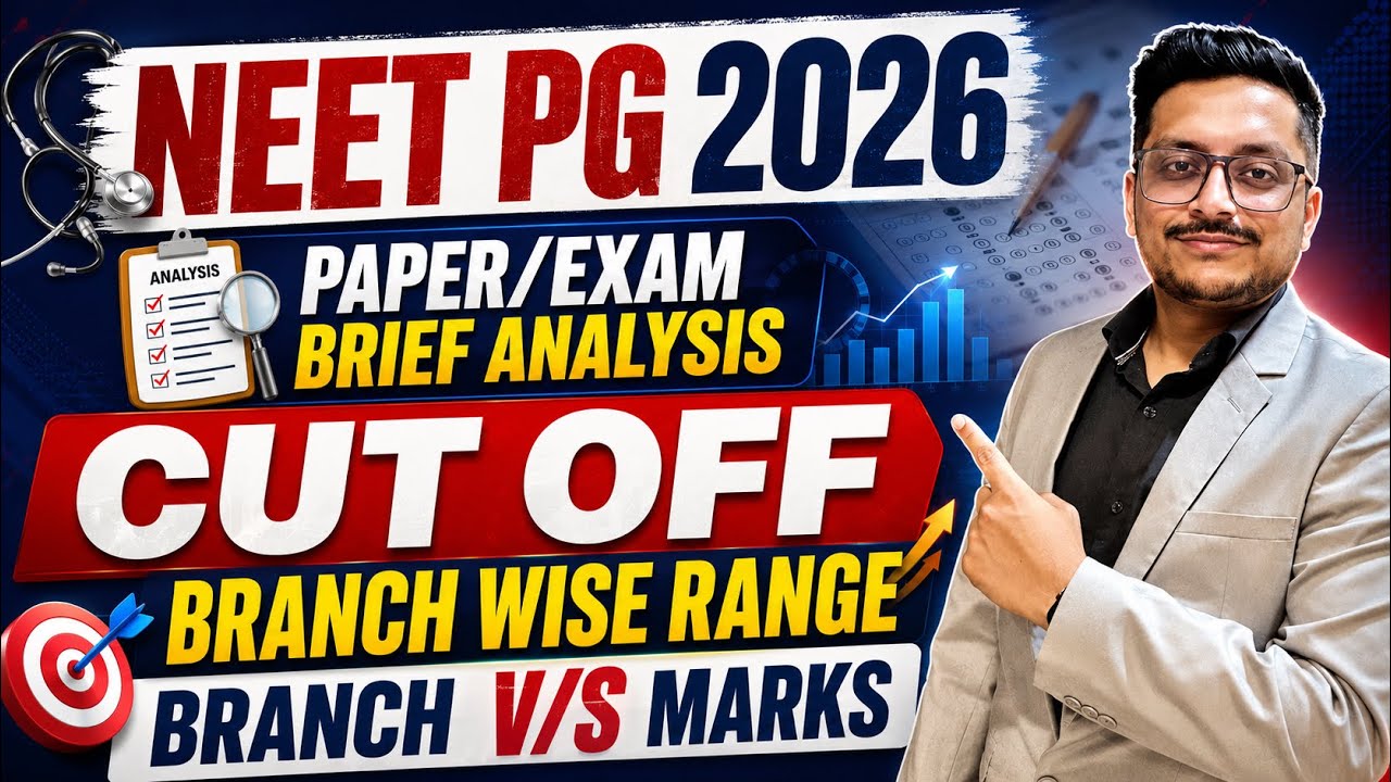 NEET PG 2026🔥PAPER REVIEW EXAM ANALYSIS | CUT OFF BRANCH WISE | RECALL | COUNSELLING | RESULT