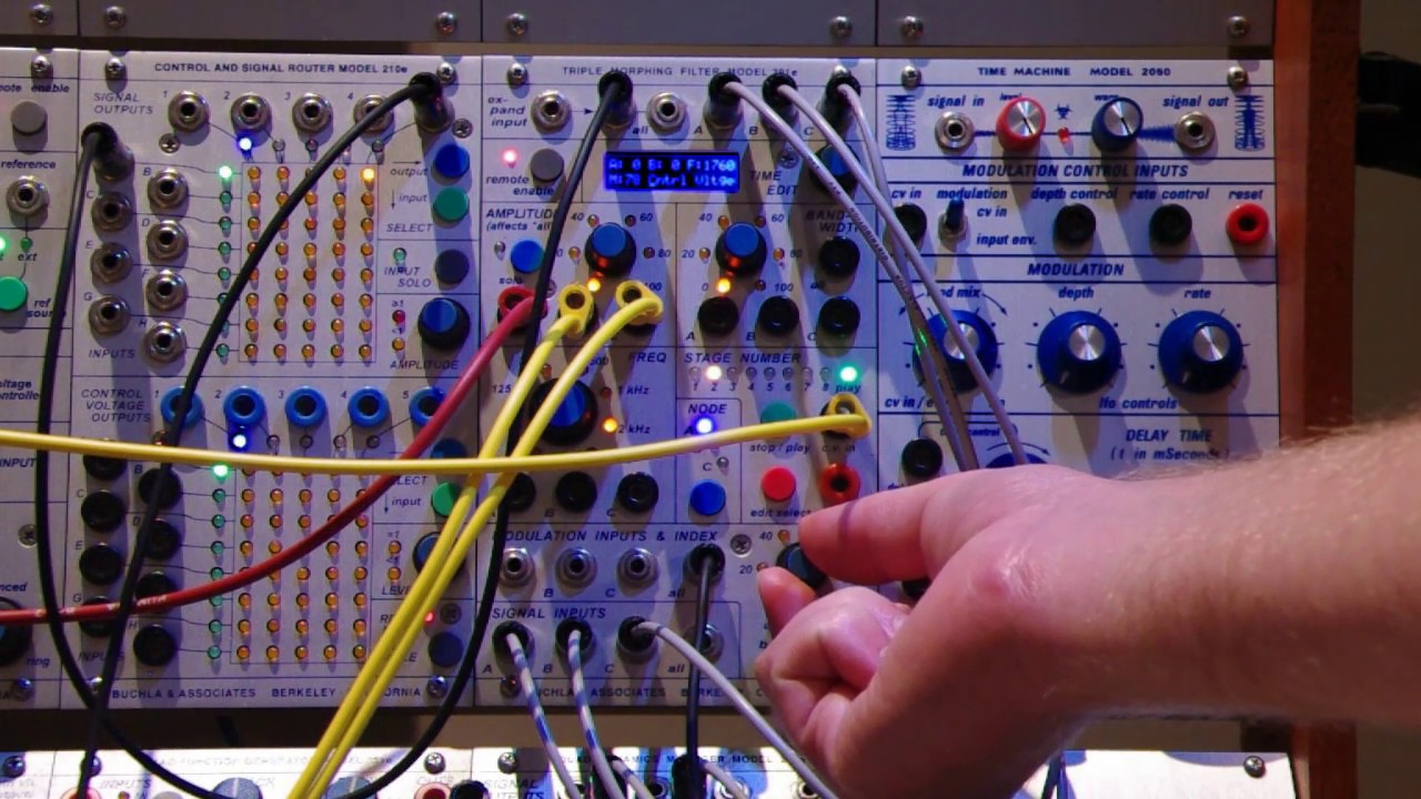Buchla 291e feedback percussion