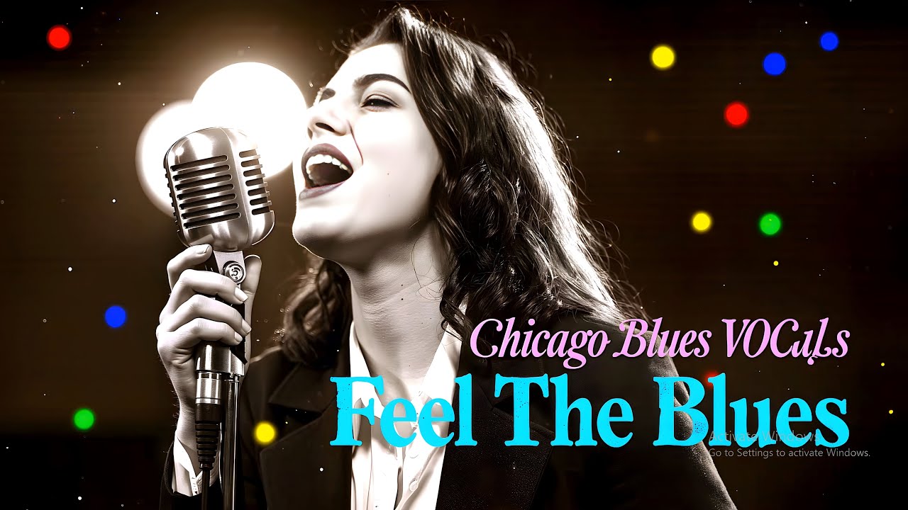 Chicago Blues Vocals  Soulful Female Blues Songs  Calm Bass Driven City Blues Playlist