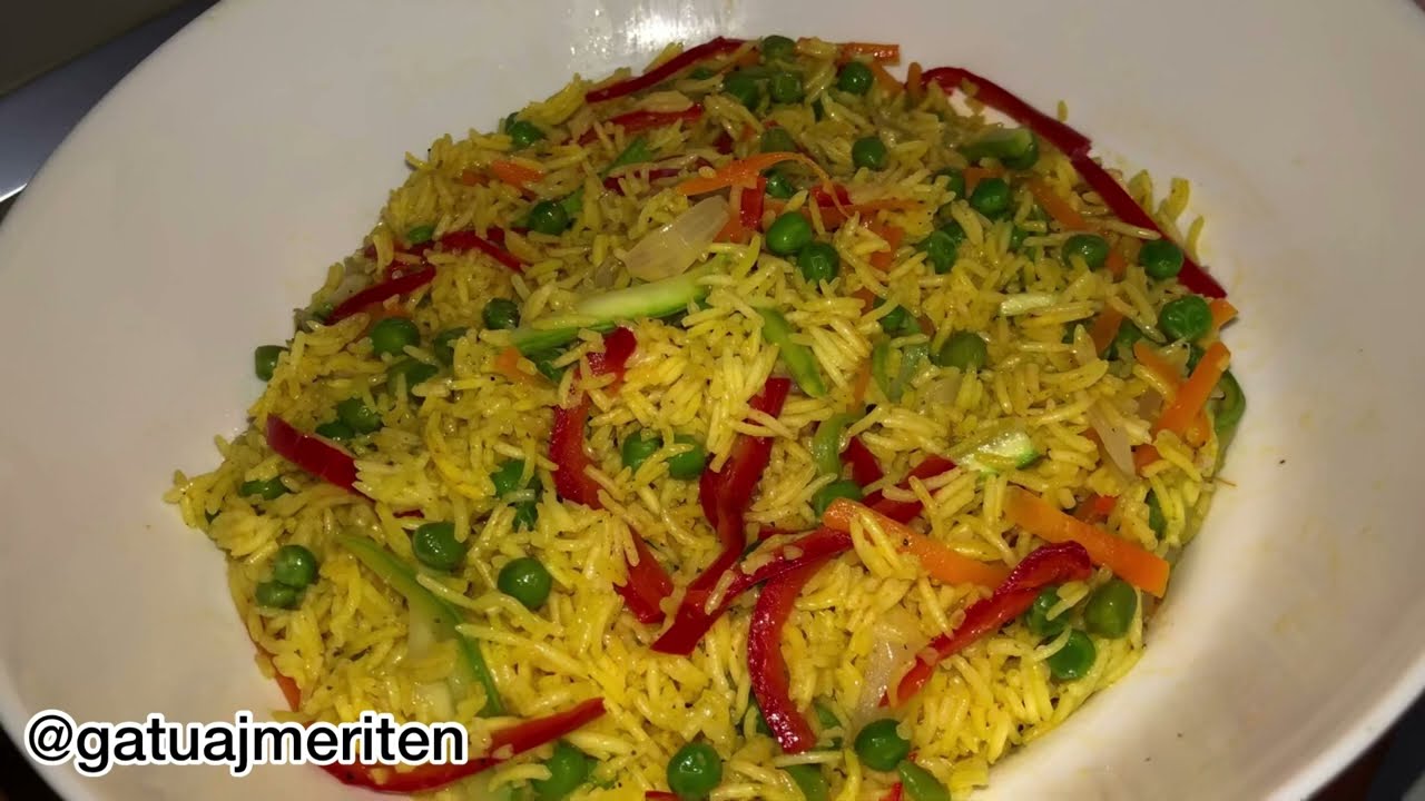 Oriz basmati me perime dhe curry