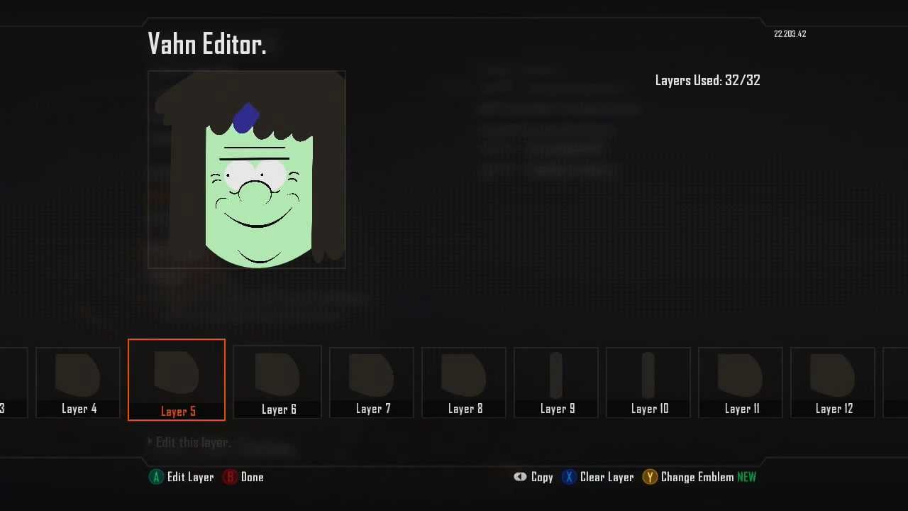 Muscleman Emblem from Regular Show for Black Ops 2