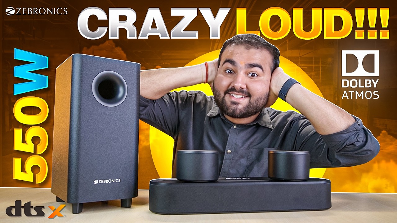 I Tested Zebronics *550W* Powerful & Compact Home Theatre 🔊