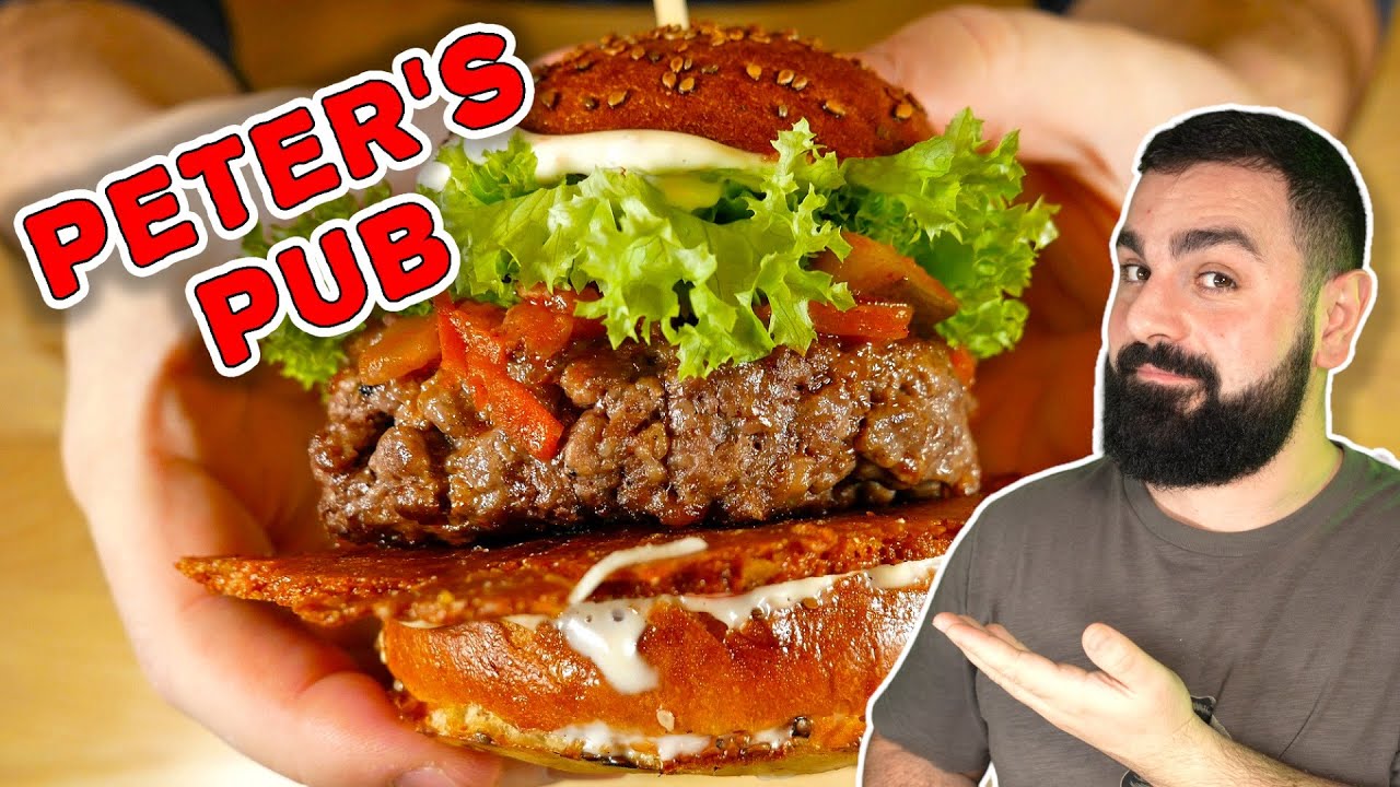 NABUŠENÉ BURGERY a Luxusní Gastronomie v Peter's Pub!