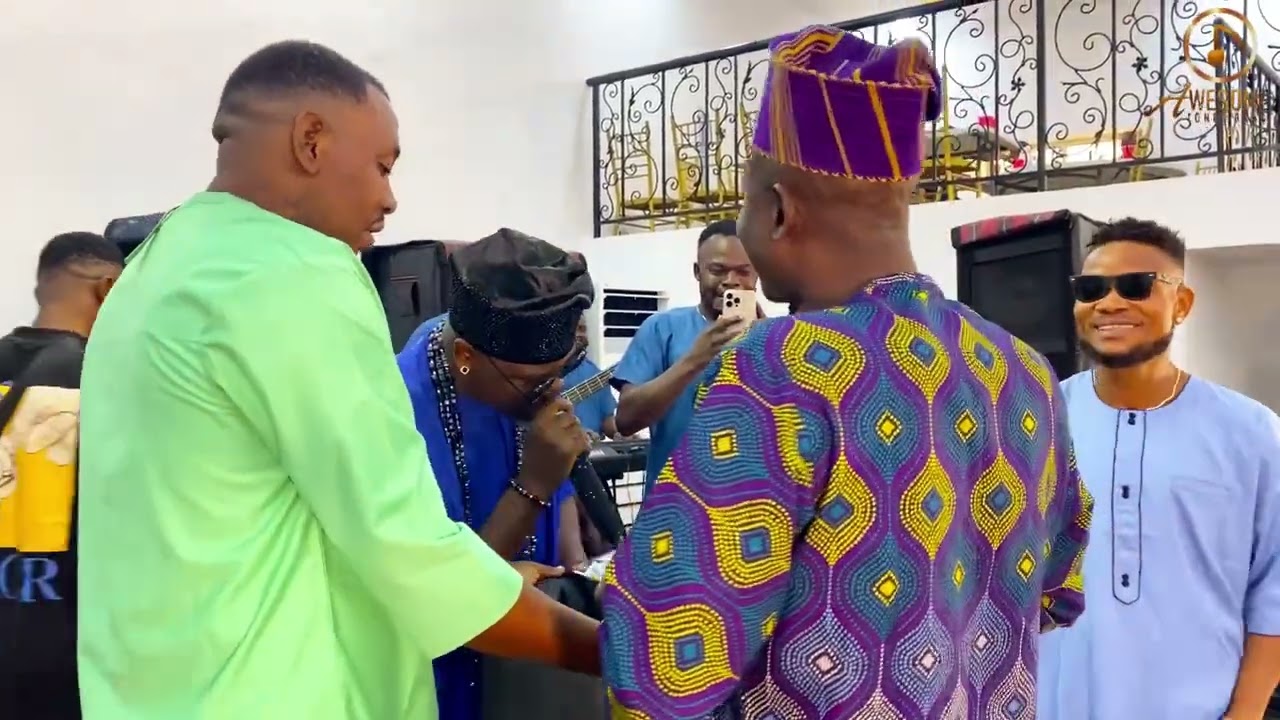 AWESOME TONES BAND WOWED EVERYONE LIVE ON STAGE AT BURIAL RECEPTION IN EKITI