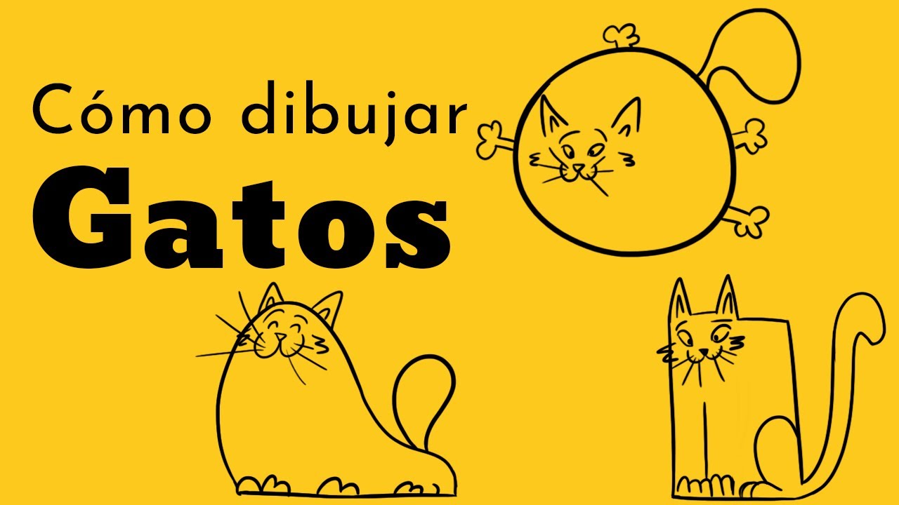 Aprende cómo dibujar gatos | Tutorial de dibujo para niños