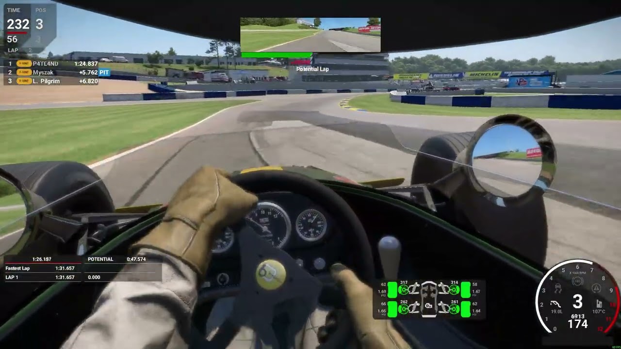 Brabham BT26A F1 Car, Road Atlanta 1:29.481 z klawiaturą, Automobilista 2