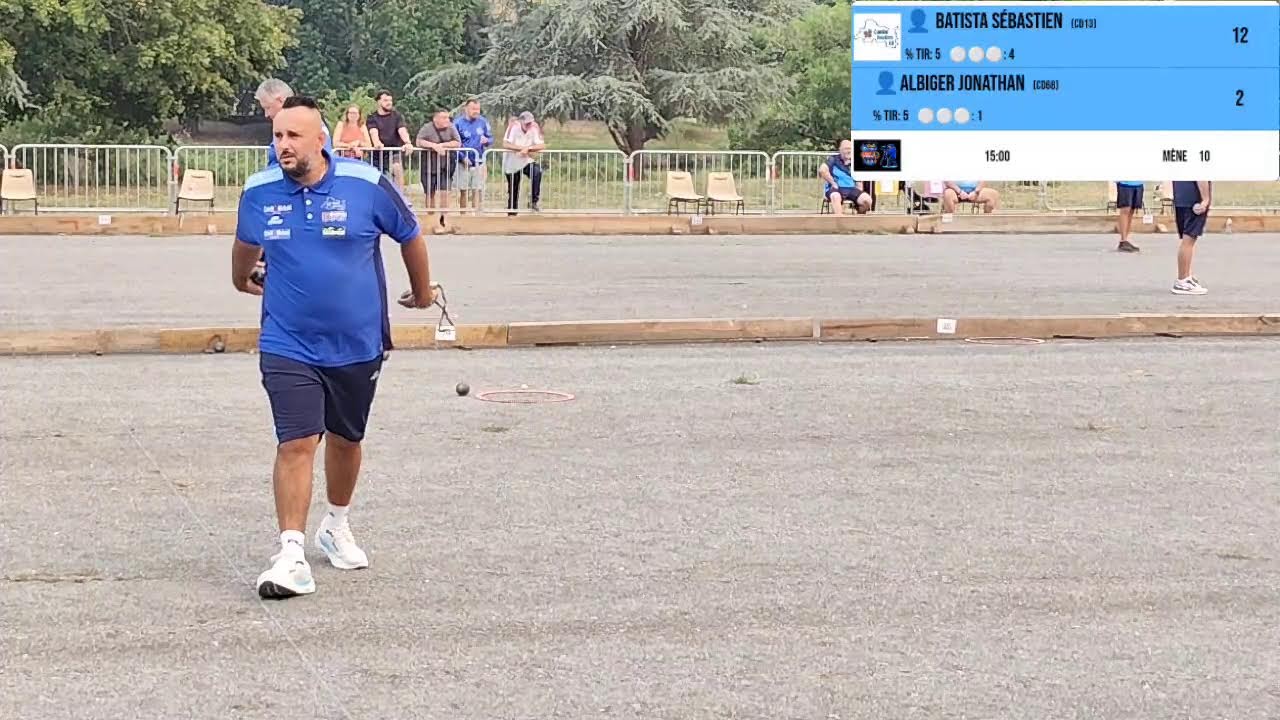 🇨🇵CHAMPIONNAT DE FRANCE P&Eacute;TANQUE  CD13 : BATISTA S&Eacute;BASTIEN  🆚 CD40 : DUBOIS JACQUES