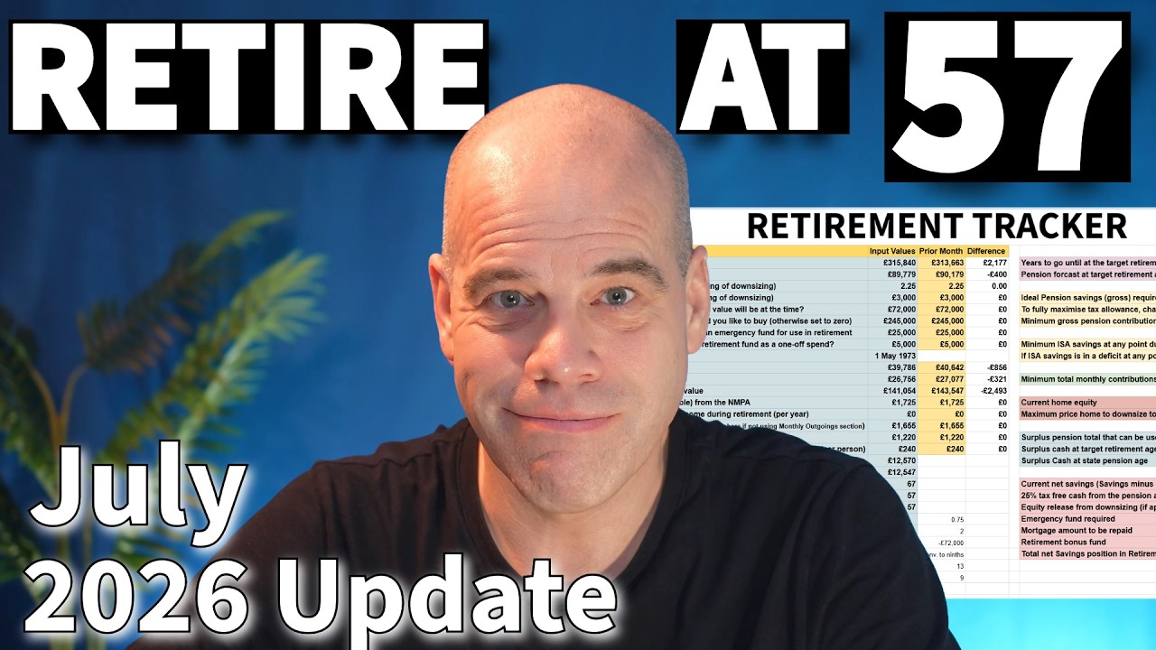 How We Retire Early: July '26 - Retirement at 57 on UK Minimum Wages