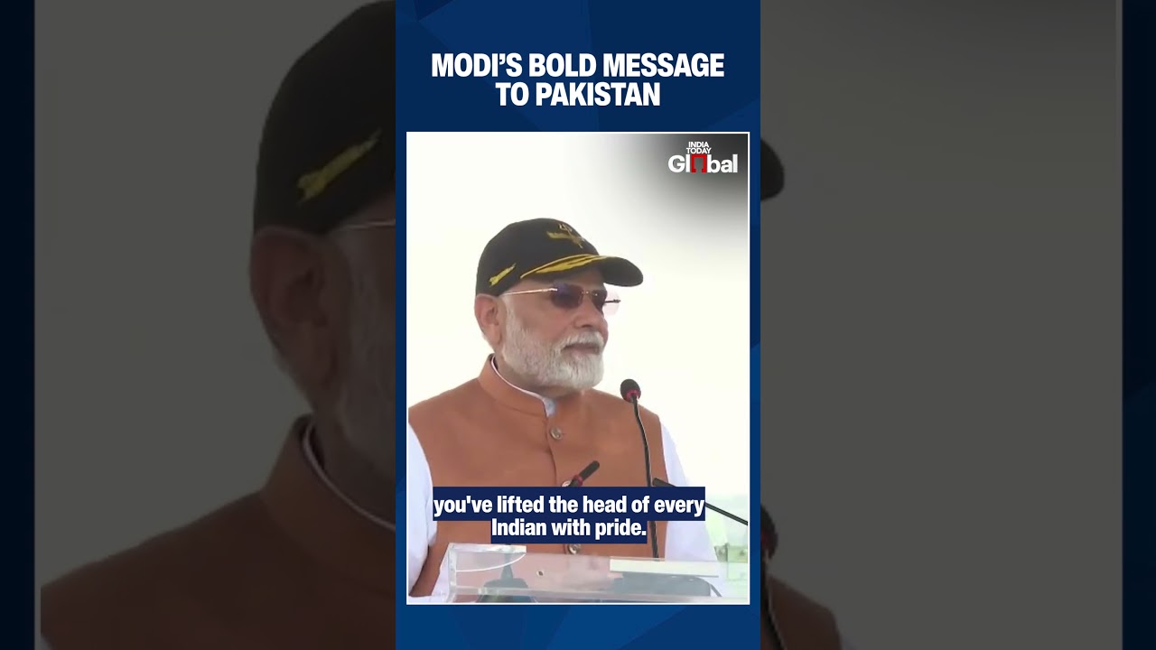PM Modi&rsquo;s Powerful Speech on Operation Sindoor | Salute to Indian Air Force | Adampur Rally 2025