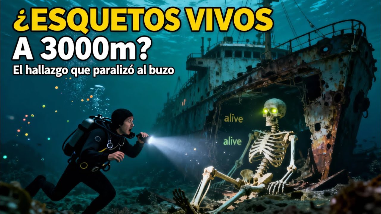 ¿ESQUELETOS “VIVOS” A 3000 METROS? | El Naufragio que Aterrorizó a un Buzo