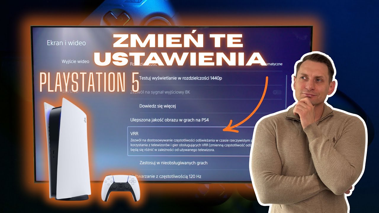 Najlepsze ustawienia PS5 PRO I PS5 do gier! Perfekcyjny HDR, płynność i niski lag