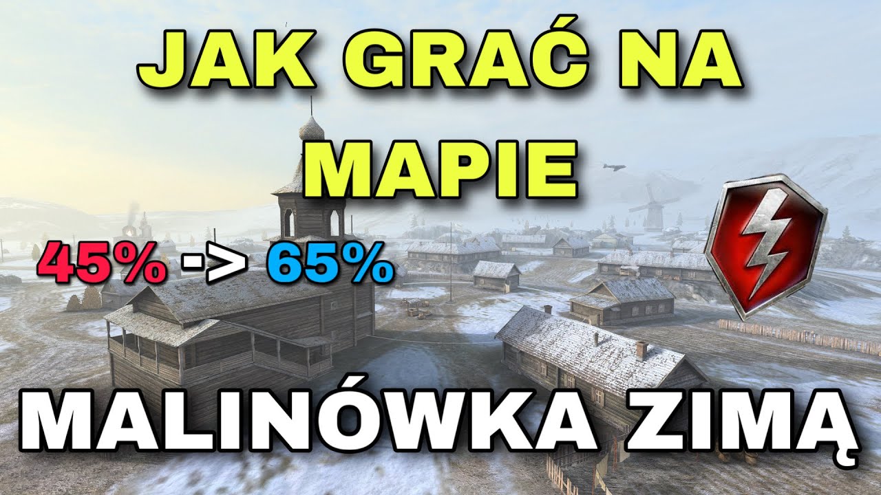 JAK GRAĆ NA MAPIE MALINÓWKA ZIMĄ | POZYCJE STARTOWE | PORADNIK WOT BLITZ