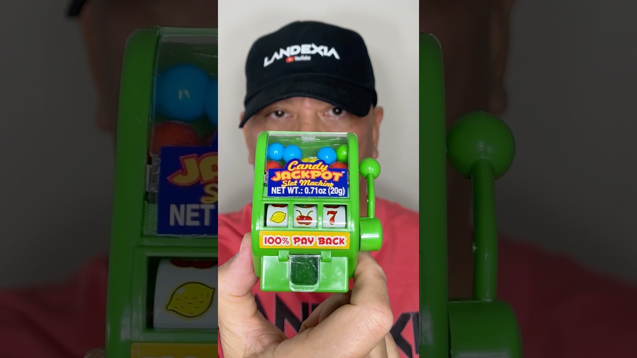 👂ASMR CANDY JACKPOT SLOT MACHINE WITH FRUITY FLAVORS EATING SOUNDS👂