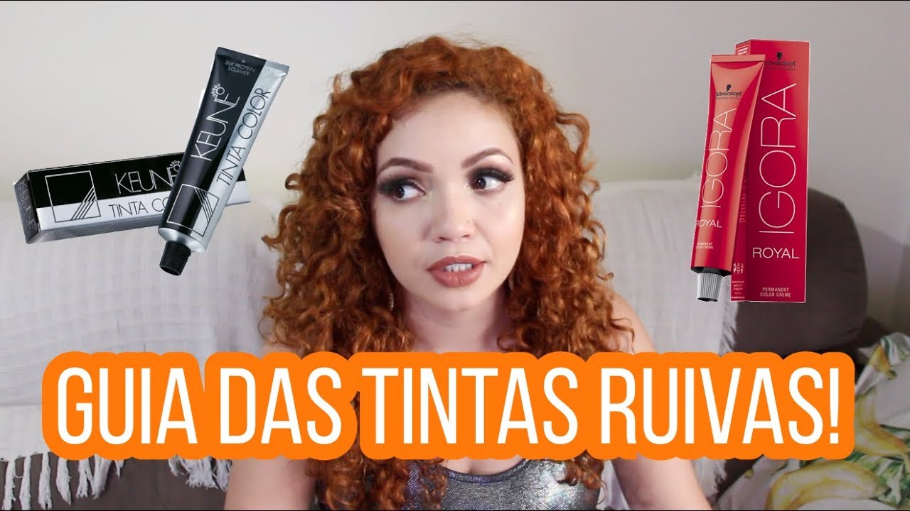 GUIA DAS TINTAS RUIVAS - IGORA E KEUNE