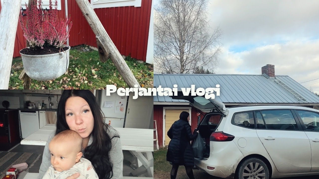 Rento aloitus viikonlopulle / Perjantai vlogi / Perhe-el&auml;m&auml;&auml; maalla 🧡