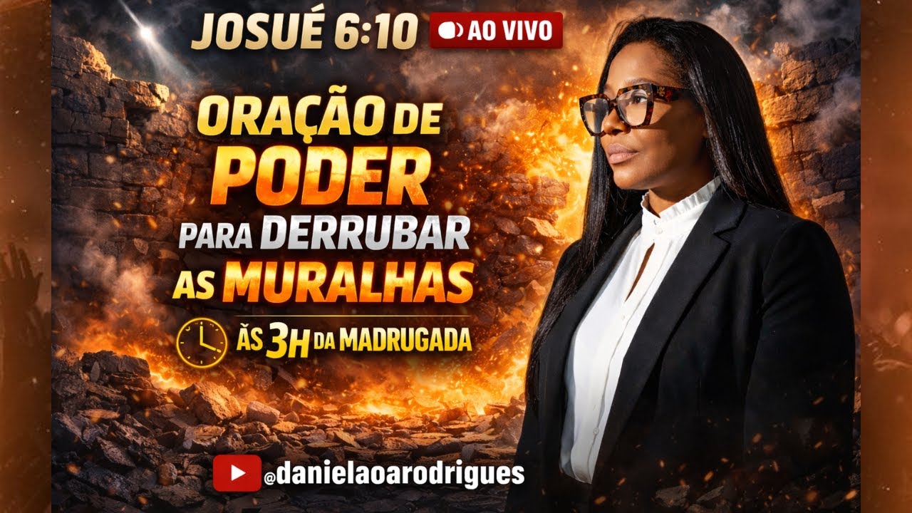 🔴 ORAÇÃO 3H DA MADRUGADA - ORAÇÃO QUE DERRUBA AS MURALHAS! 🔴