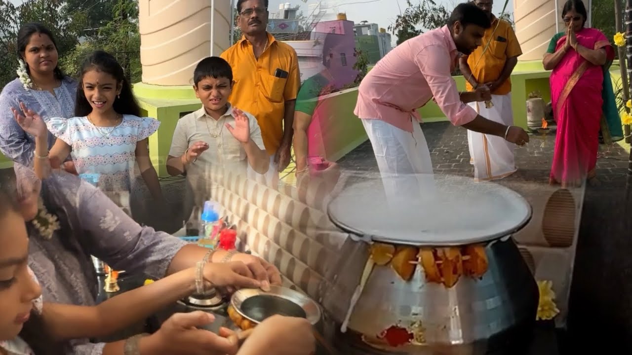 Pongal celebration in my home 🥳💐
