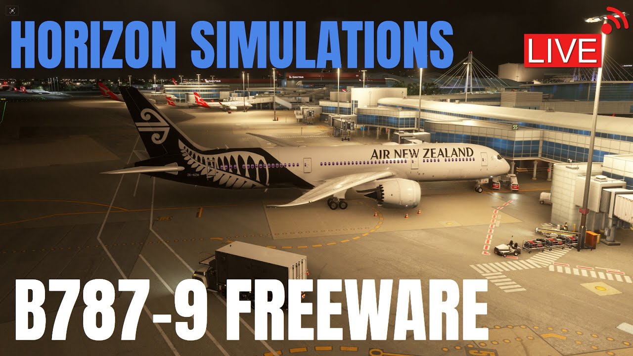B787-9 HORIZON SIM  ||GRATUITO|| AIR NEW ZELAND | SYDNEY - AUCKLAND CON IL FANTASTICO DREAMLINER