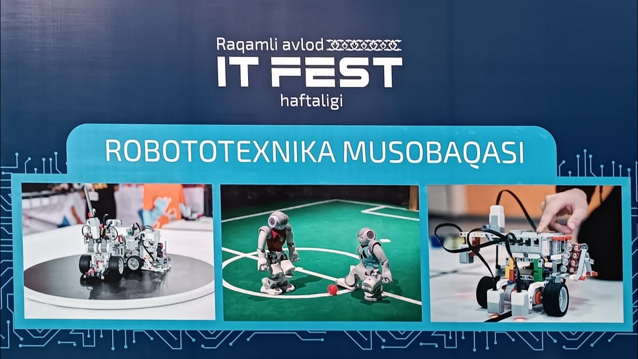 Raqamli avlod IT FEST - 2023 robototexnika musobaqasi. Конкурс робототехника IT FEST 2023 roboshopuz