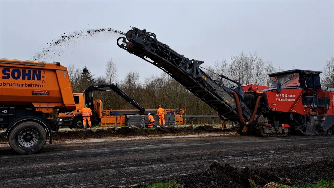 Einsturzgef&auml;hrdete Autobahn 27 bei Hagen wird saniert