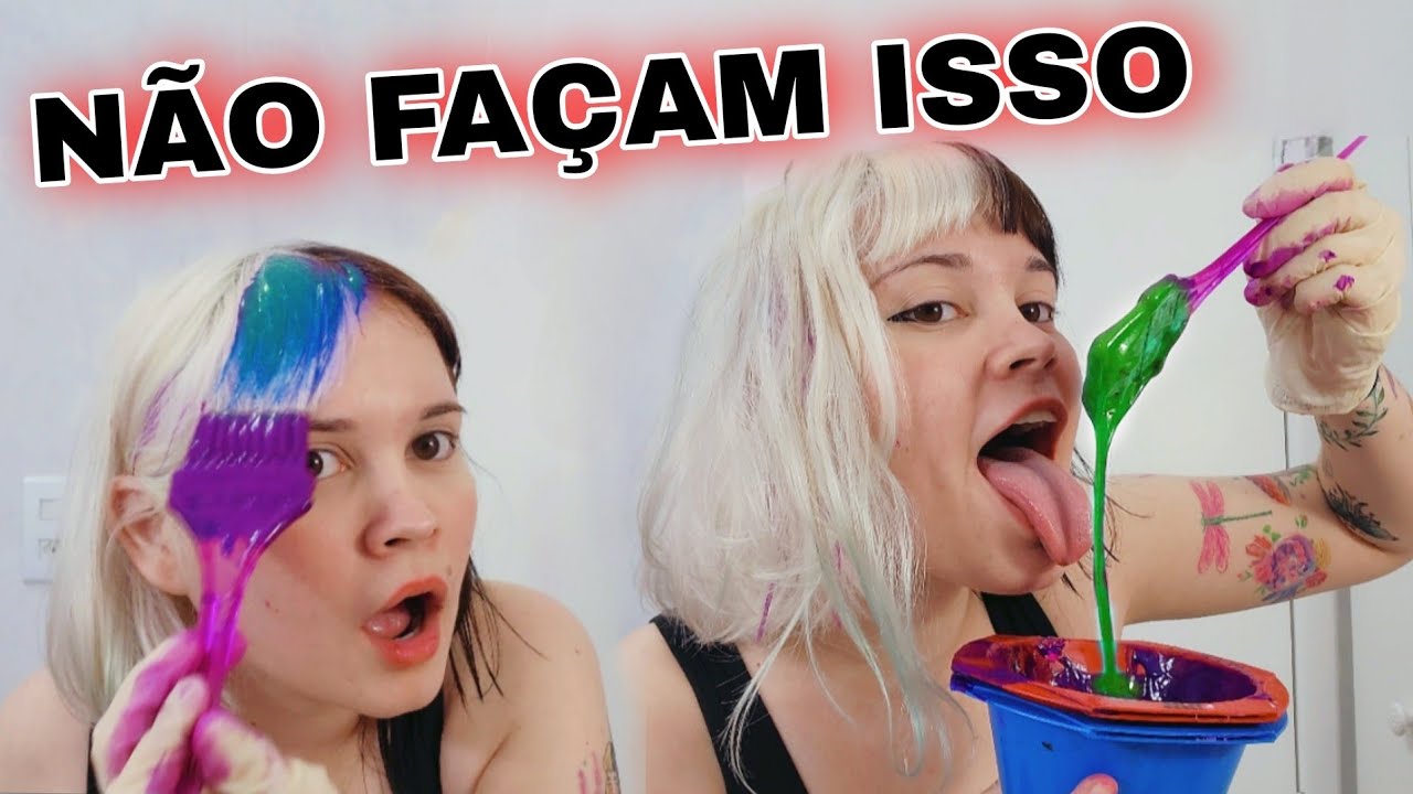 cansei dessa vida, vou pintar o cabelo 👍🏻🤡