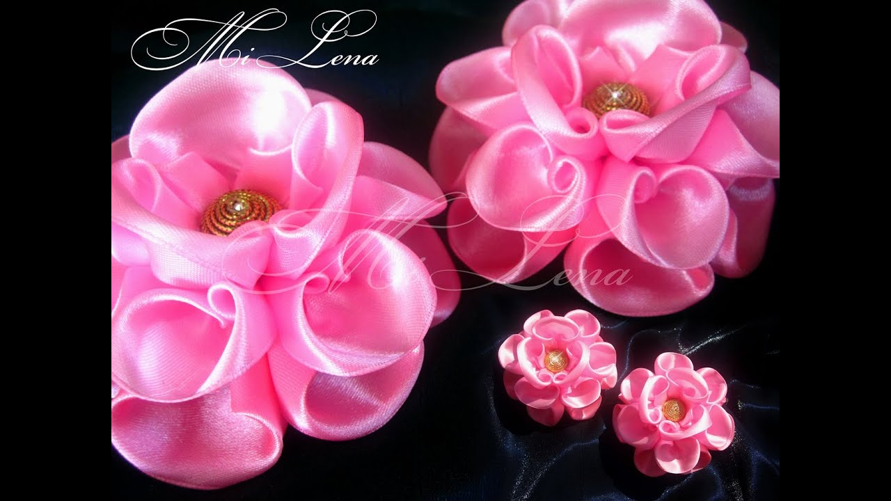 Пышный бант из ленты / Мастер-класс / DIY Hair Bow / Beautiful Ribbon Bow / Bow tutorial / Kanzashi