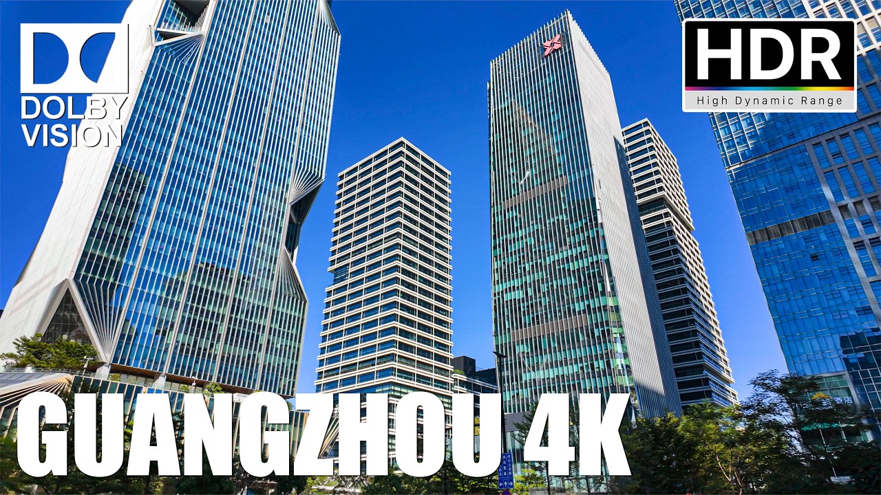 Westerners can't believe how modern China is, Guangzhou CBD walking tour｜4K HDR
